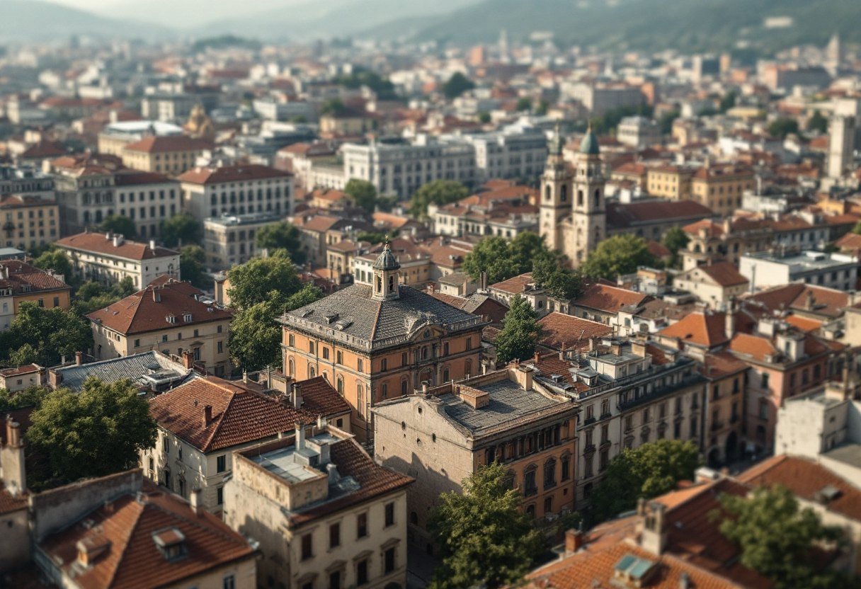 Immagine evocativa delle bestie in fuga nel contesto italiano