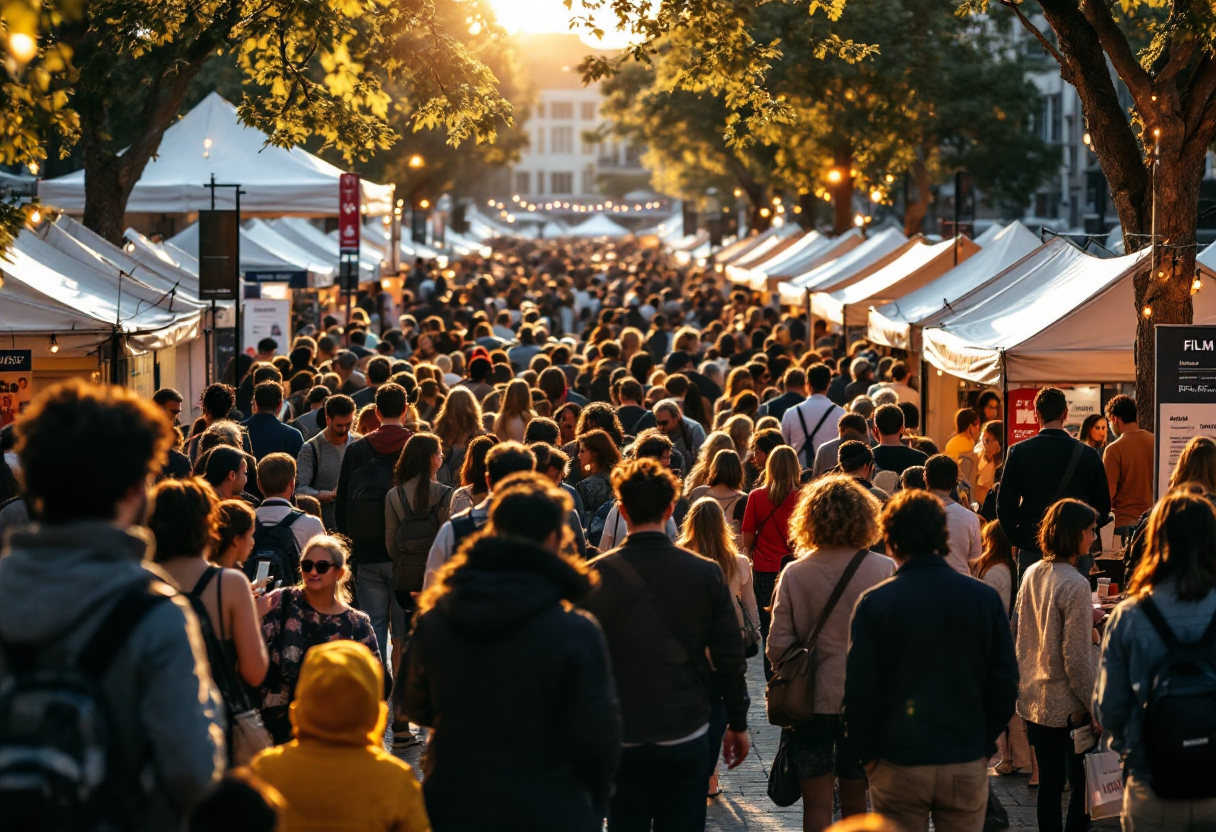 Vincitori del festival di Avellino con trofei e premi