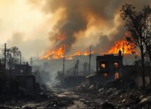 Immagine che rappresenta la devastazione a Los Angeles